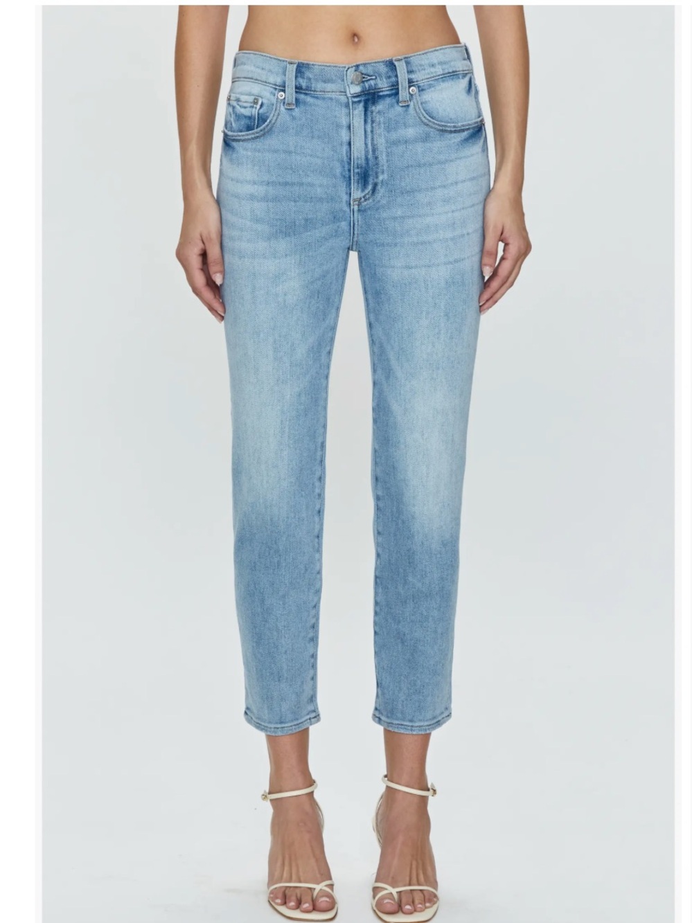Pistola Monroe High Waist Crop Cigarette Jeans. Size 32